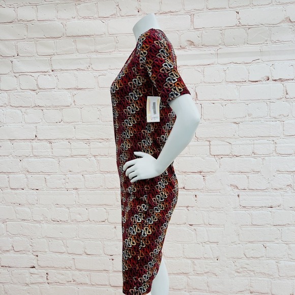 LulaRoe Julia T-Shirt Dress Size M  Short Sleeves Casual - Picture 3 of 9